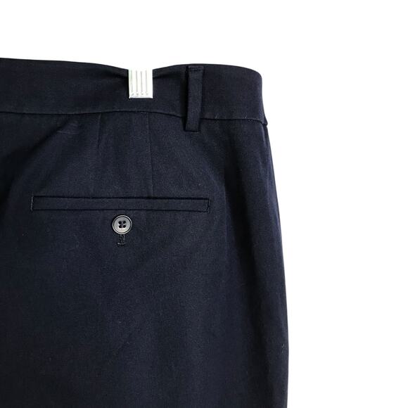 Talbots Curvy Dress Pants Womens 18 Navy Blue High Waist Straight Leg NWT - Picture 6 of 6